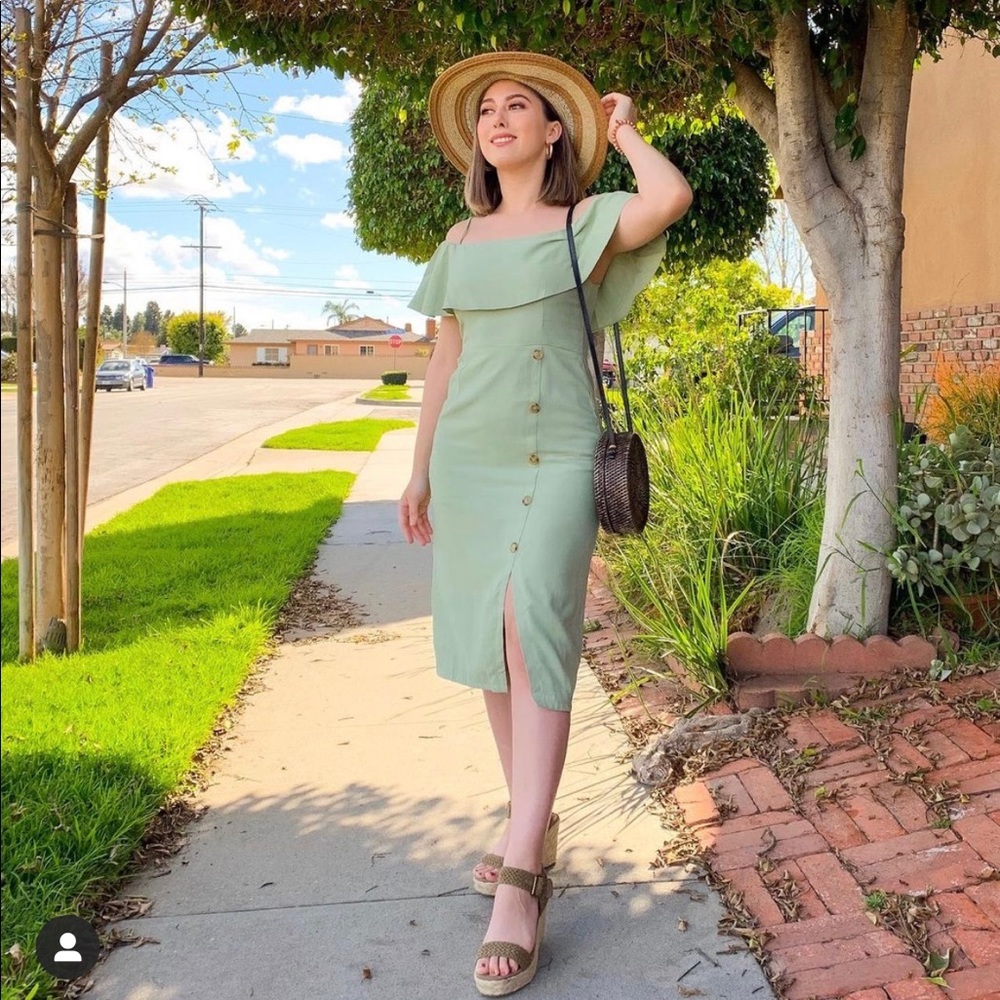 Green dress